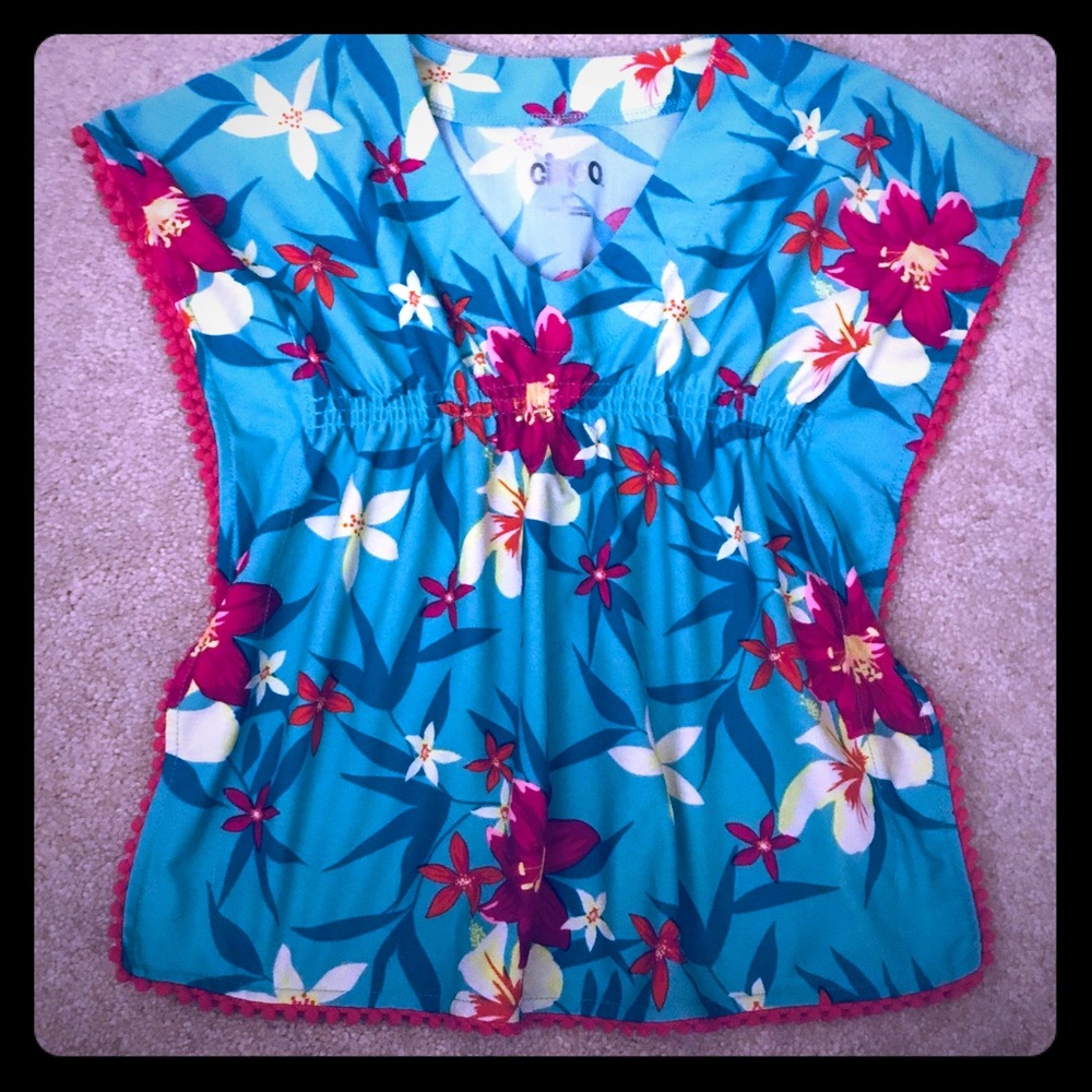 Hawaiian Swim Cover Up 2t